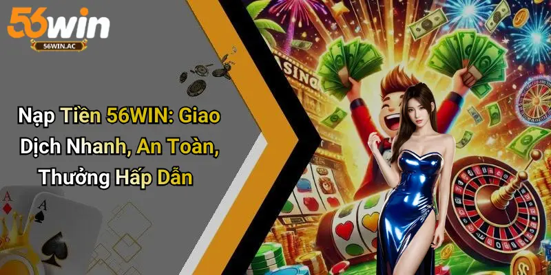 Nạp Tiền 56WIN: Giao Dịch Nhanh, An Toàn, Thưởng Hấp Dẫn