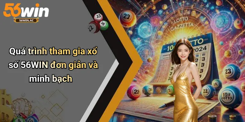 Quá trình tham gia xổ số 56WIN đơn giản và minh bạch